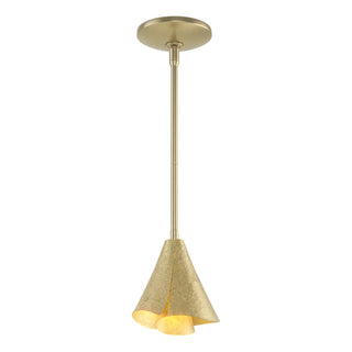Buy modern-brass-and-brass-gold-shade Mobius Pendant by Hubbardton Forge