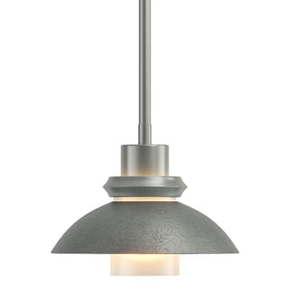 Buy vintage-platinum-and-silver-gray-shade Staccato Pendant by Hubbardton Forge