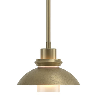 Buy modern-brass-and-brass-gold-shade Staccato Mini Pendant by Hubbardton Forge