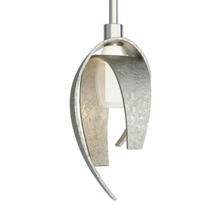 Buy sterling-and-silver-gray-shade Corona Pendant by Hubbardton Forge