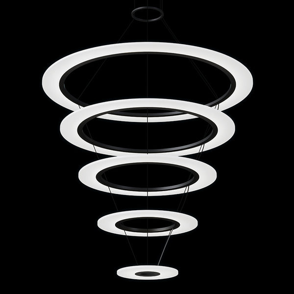 Arctic Rings Outdoor (Damp) Pendant by Sonneman
