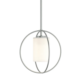 Buy vintage-platinum-with-opal-glass-gg-glass-and-white-shade Interlude Mini Pendant by Hubbardton Forge