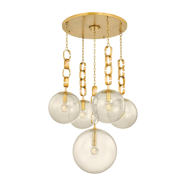 Nessa Outdoor (Damp) Chandelier by Corbett Lighting