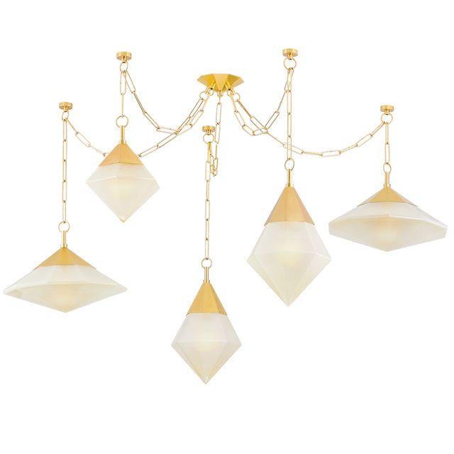 Angelique Outdoor (Damp) Chandelier by Corbett Lighting