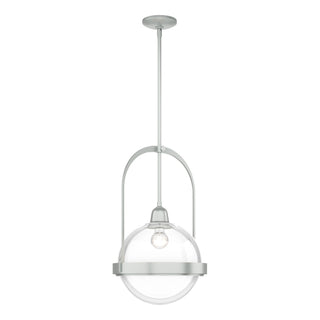 Buy vintage-platinum-with-clear-glass-zm-glass-and-clear-shade Atlas Mini Pendant by Hubbardton Forge
