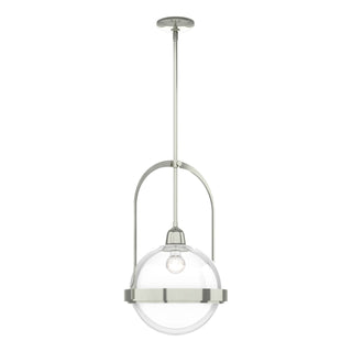 Buy sterling-with-clear-glass-zm-glass-and-clear-shade Atlas Pendant by Hubbardton Forge
