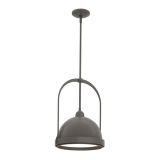 Buy dark-smoke-and-amber-brown-shade Atlas Pendant by Hubbardton Forge