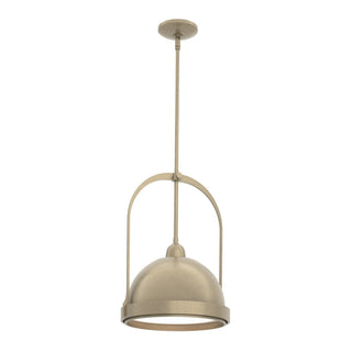 Buy soft-gold-and-brass-gold-shade Atlas Mini Pendant by Hubbardton Forge