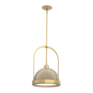 Buy modern-brass-and-brass-gold-shade Atlas Pendant by Hubbardton Forge
