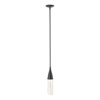 Buy black-with-clear-glass-zm-glass-and-clear-shade Fritz Pendant by Hubbardton Forge