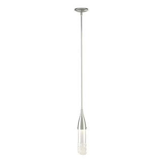 Buy sterling-with-clear-glass-zm-glass-and-clear-shade Fritz Mini Pendant by Hubbardton Forge