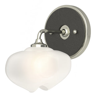 Buy sterling-with-frosted-glass-fd-glass-and-white-shade Ume Vanity by Hubbardton Forge