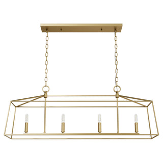 Buy luxe-gold Fair Oaks Chandelier by Hunter
