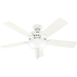 Buy fresh-white-finish-with-fresh-white-and-reversible-natural-wood-blades Pro&#39;s Best Ceiling Fan with Light by Hunter