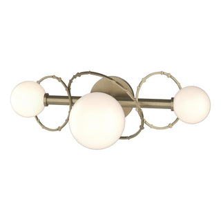 Buy soft-gold-with-opal-glass-gg-glass-and-white-shade Olympus Vanity by Hubbardton Forge