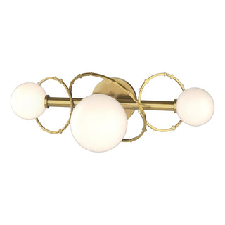 Buy modern-brass-with-opal-glass-gg-glass-and-white-shade Olympus Vanity by Hubbardton Forge
