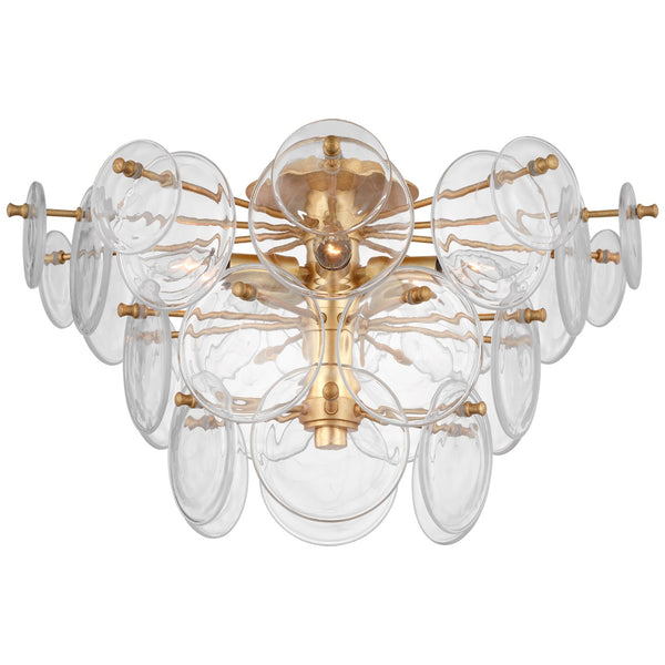 Loire Outdoor (Damp) Flush Mount Ceiling Light by Visual Comfort Signature