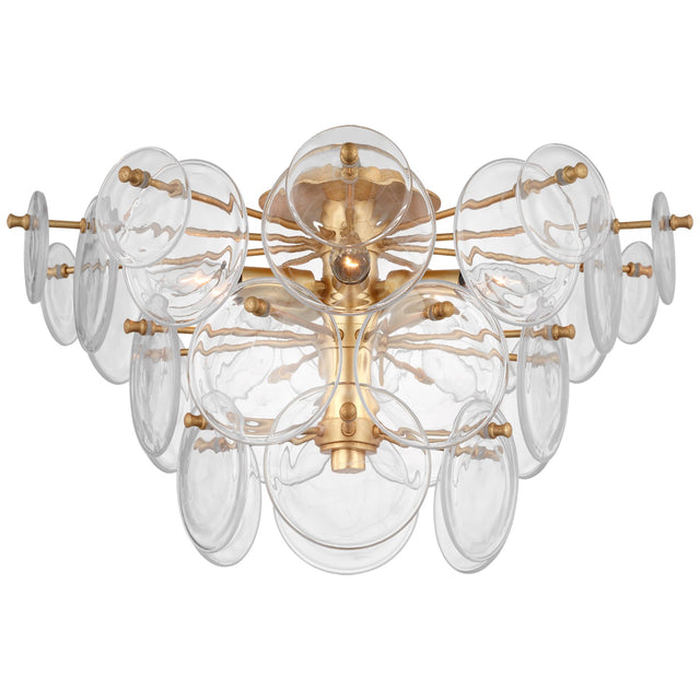 Loire Outdoor (Damp) Flush Mount Ceiling Light by Visual Comfort Signature
