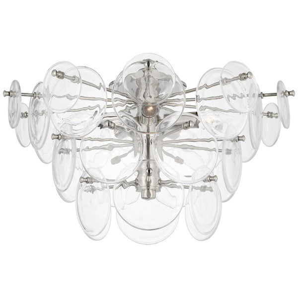 Loire Outdoor (Damp) Flush Mount Ceiling Light by Visual Comfort Signature
