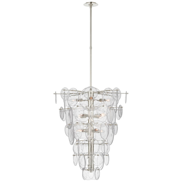 Loire Outdoor (Damp) Chandelier by Visual Comfort Signature