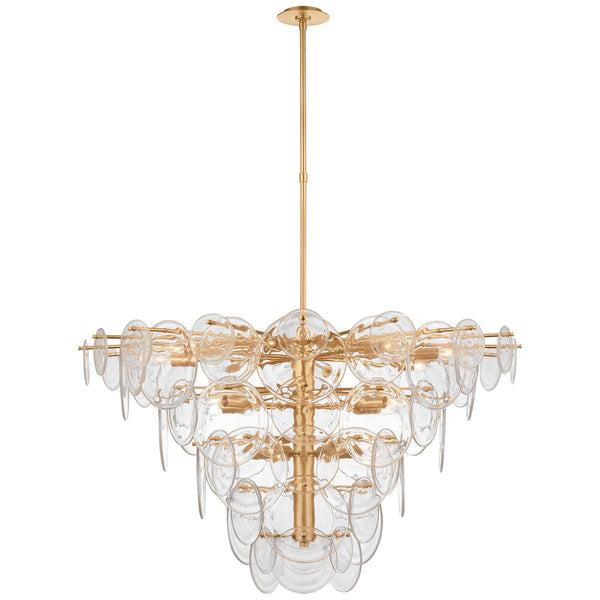 Loire Outdoor (Damp) Chandelier by Visual Comfort Signature