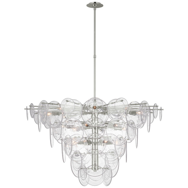 Loire Outdoor (Damp) Chandelier by Visual Comfort Signature
