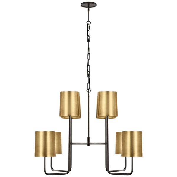 Go Lightly Outdoor (Damp) Chandelier by Visual Comfort Signature