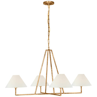 Buy gilded-iron Ashton Outdoor (Damp) Chandelier by Visual Comfort Signature