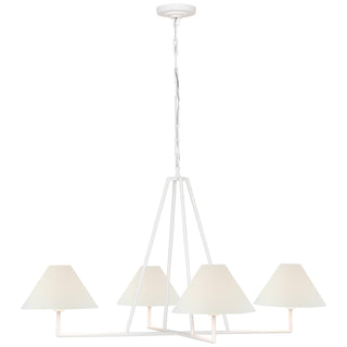 Buy plaster-white Ashton Outdoor (Damp) Chandelier by Visual Comfort Signature