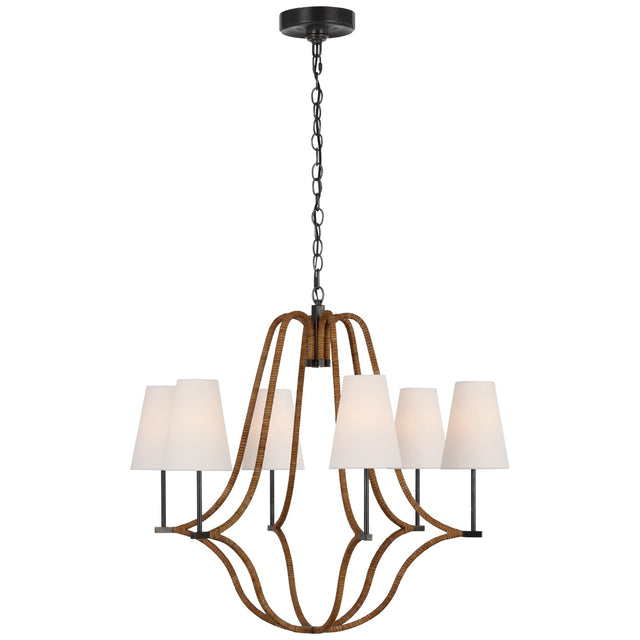Biscayne Outdoor (Damp) Chandelier by Visual Comfort Signature