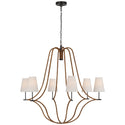 Biscayne Outdoor (Damp) Chandelier by Visual Comfort Signature