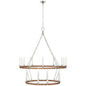 Darlana Wrapped Outdoor (Damp) Chandelier by Visual Comfort Signature