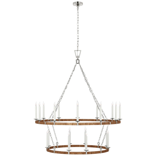 Darlana Wrapped Outdoor (Damp) Chandelier by Visual Comfort Signature