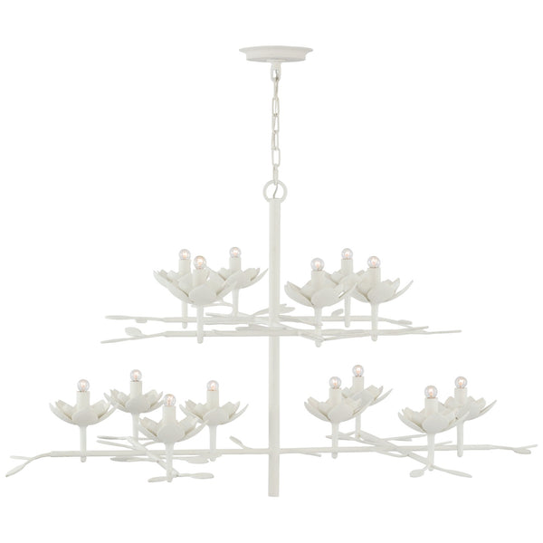 Clementine Outdoor (Damp) Chandelier by Visual Comfort Signature