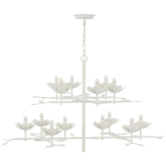 Clementine Outdoor (Damp) Chandelier by Visual Comfort Signature