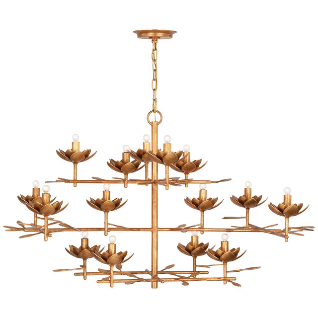 Clementine Outdoor (Damp) Chandelier by Visual Comfort Signature