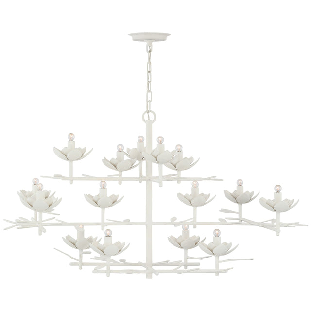 Clementine Outdoor (Damp) Chandelier by Visual Comfort Signature