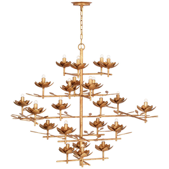 Clementine Outdoor (Damp) Chandelier by Visual Comfort Signature