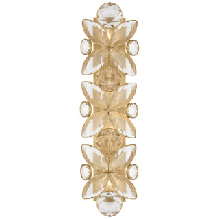 Buy soft-brass-with-crystal-glass-and-clear-shade Lloyd Outdoor (Damp) Sconce by Visual Comfort Signature