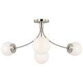 Prescott Outdoor (Damp) Semi-Flush Mount Ceiling Light by Visual Comfort Signature