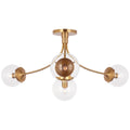 Prescott Outdoor (Damp) Semi-Flush Mount Ceiling Light by Visual Comfort Signature