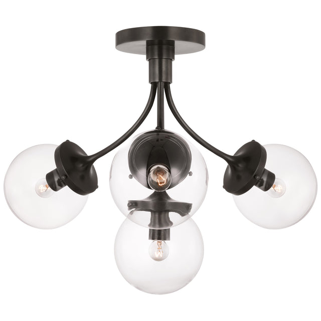 Prescott Outdoor (Damp) Semi Flush Mount Light by Visual Comfort Signature