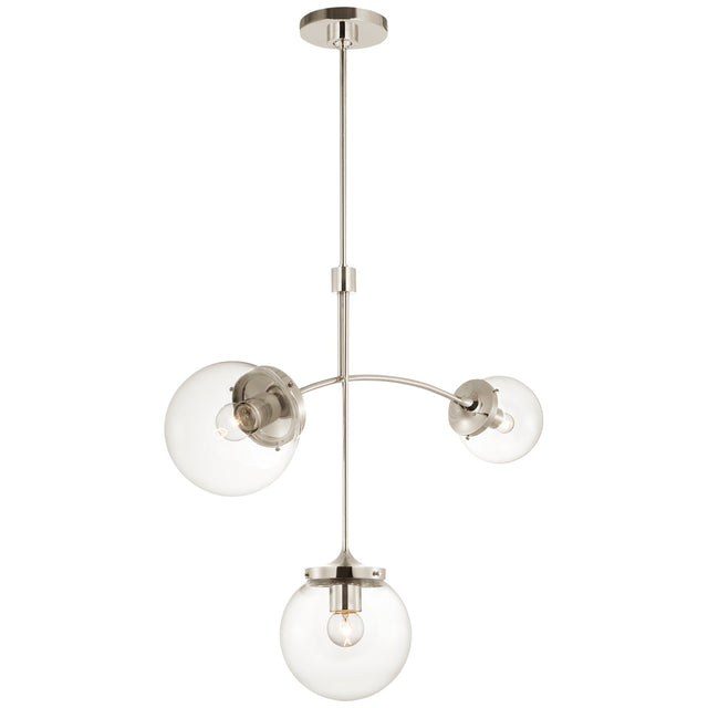 Prescott Outdoor (Damp) Chandelier by Visual Comfort Signature