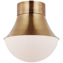 Precision Outdoor (Damp) Flush Mount Ceiling Light by Visual Comfort Signature