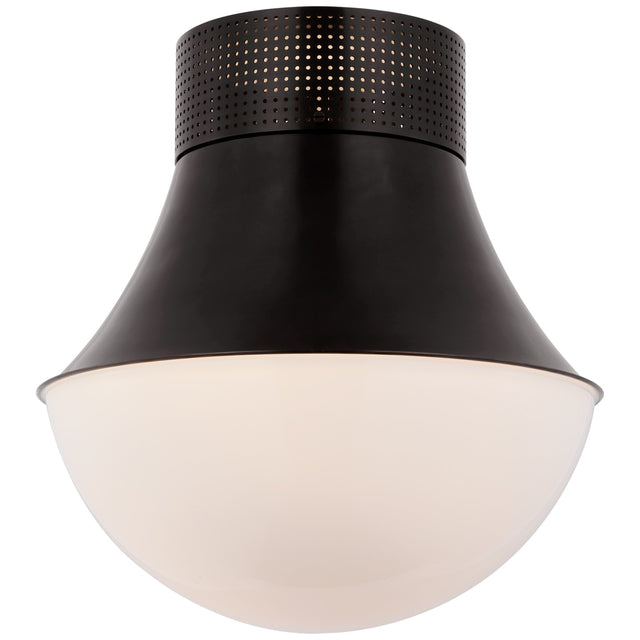 Precision Outdoor (Damp) Flush Mount Ceiling Light by Visual Comfort Signature