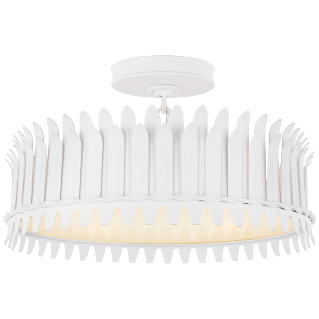 Leslie Outdoor (Damp) Flush Mount Ceiling Light by Visual Comfort Signature