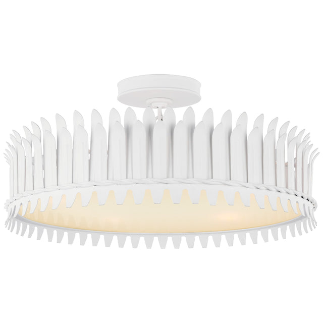 Leslie Outdoor (Damp) Flush Mount Ceiling Light by Visual Comfort Signature