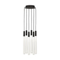 Pylon Outdoor (Damp) Chandelier by Visual Comfort Modern