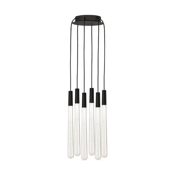 Pylon Outdoor (Damp) Chandelier by Visual Comfort Modern
