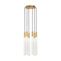 Pylon Outdoor (Damp) Chandelier by Visual Comfort Modern